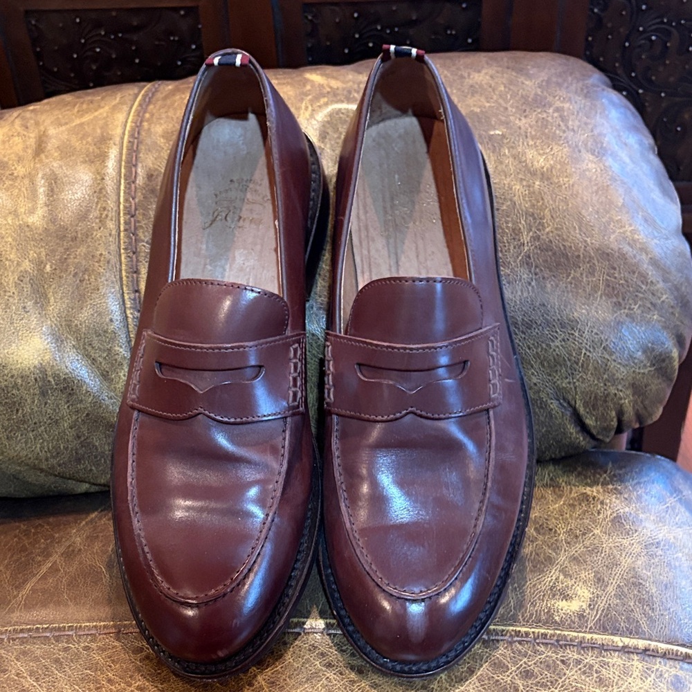 J. Crew Men’s 11 D Classic Brown Leather Loafers